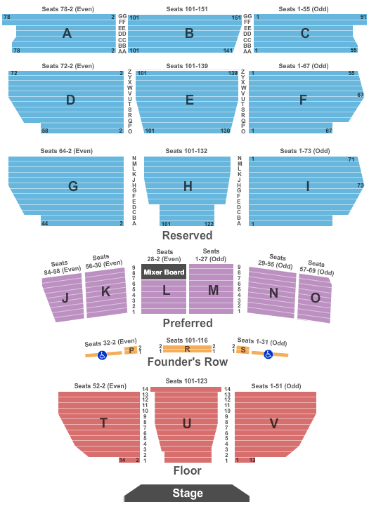 Santa Barbara Bowl Santa Barbara Bowl Seating Chart